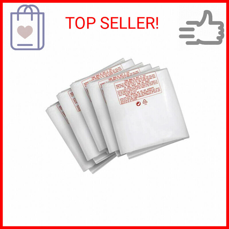 Clear Plastic Dust Collector Replacement Bag 5 Pack