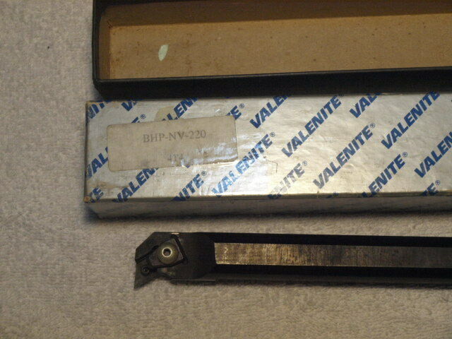 VALENITE BHP-NV-220 Indexable Insert 1" Shank Boring Bar, NEW