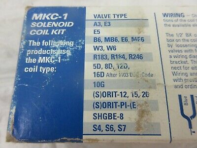 SPORLAN MKC-1 REFRIGERANT LIQUID LINE SOLENOID VALVE COIL 24 V